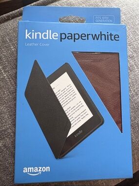 Kindle Paperwhite 10th Generation Brown Leather Cover